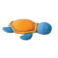 Mary Meyer Organic Cotton Plush Turtle Rattle - Orange Shell