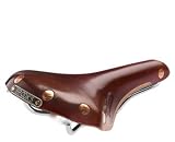 Brooks Team Pro Chrome Men's Saddle, Antique Brown with Chrome Rails