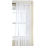 Stylemaster Elegance Sheer 1000 Twist 60-Inch by 63-Inch Voile Panel, White