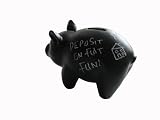 picture of Luckies Capitalist Pig Chalkboard Money Box