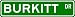 BURKITT Street Sign ~ Personalized Family Lastname Sign ~ Gameroom, Basement, Garage Sign ** ALUMINUM