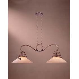 Minka Lavery Tofino 1762-211 Cone (18H x 48W) Pool Table 2 Light 300 watt Pendant in... by Minka