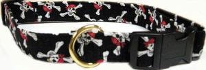 Aye, Aye Matey Pirate Dog Collar - Available in Small, Medium, Large & Extra Large