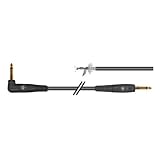 Planet Waves Gold-Plated 1/4 Angled - Straight Instrument Cable, 20 Foot