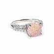 Ring W/ Lab Created Opal STERLING SILVER Sizes 5 to 9 Pink Oval Ring W/ Lab Created Opal STERLING SILVER Sizes 5 to 9 Pink Oval