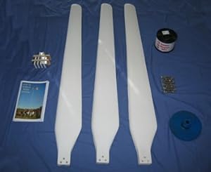 Watt DIY Do It Yourself Wind Turbine/Generator Kit 46" Blades : Power