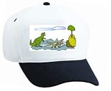 White Cap with rex, tyrannosaurus, dinosaur, lizards, t-rex