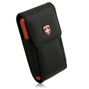 Swiss Leatherware Alpha Case for small and medium size phones only.