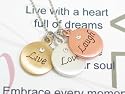 Expressions Live Love Laugh Necklace