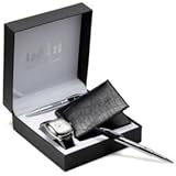 Manhattan Men's Notepad, Pen and Watch Set #CM304139CRDW