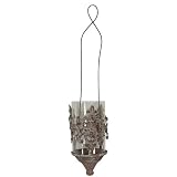 Lyon Hanging Metal Hurricane Votive Candle Holder