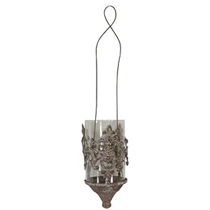 Lyon Hanging Metal Hurricane Votive Candle Holder