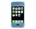 Apple iPhone Silicone Skin Aegis Series with Side Ribbed - Blue