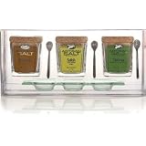 Artisan Salt Co. - Trio (Deluxe) - Gourmet Smoked Sea Salt Collection - Cork Jar, Gourmet Salts - Gift Set