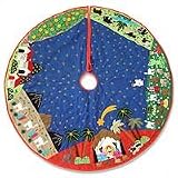 NOVICA Applique tree skirt, Holy Family in the Andes 