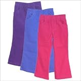 Girls Corduroy Pull On Bootleg Pants