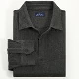 Long Sleeve Cotton/Cashmere Polo
