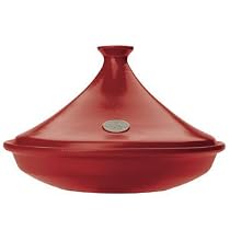 Emile Henry Flame Top 3.7 Quart Tagine, Red