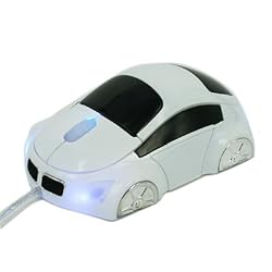 WHITE Car Style USB Optical Mouse Series 5 series: Compatible with MS Windows 95, 98, Me, 2000, XP, NT, MAC OS9 or Above