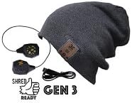 24/7 Charcoal Gray Gen 3.0 with BE-Link Audio System- Wireless Bluetooth stereo headphones, built-in mic for hands free phone calls