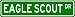 EAGLE SCOUT Street Sign ~ Custom Aluminum Street Signs