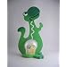 Big Belly Bank - Green Dinosaur - 20 Inch - Handcrafted in the USA