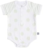 リトルジラフ Little Giraffe ベビー肌着 【正規代理店輸入】 ドットコレクション 半袖ボディ 6-9m (ミント) lg1028-02