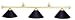 55" Brass Pool Table Light with Black Metal Shades 55" Brass Pool Table Light with Black Metal Shades