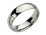 Men's 6mm Polished Comfort Fit Titanium Wedding Band