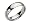 Men's 6mm Polished Comfort Fit Titanium Wedding Band, Size 8