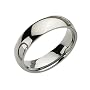 Men's 6mm Polished Comfort Fit Titanium Wedding Band