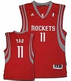 Yao Ming Houston Rockets #11 Revolution 30 Swingman Adidas NBA Basketball Jersey (Road Red)
