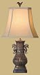 Asian Furniture & Home D&eacute;cor - 22" Tang Dragon Handle Chinese Bronze Vase Oriental Table Lamp