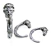 316L Surgical Stainless Steel Tribal Plug, 8g - Sold as a Pair