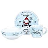 Eigenschaften Sheepworld  / Schneeflocke Frühstücksset