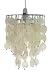 Kitchen & Housewares : Round Capiz Shell Pendant Natural