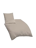 Biberna Juego De Funda Nórdica Gots Bio-Satin (Taupe)