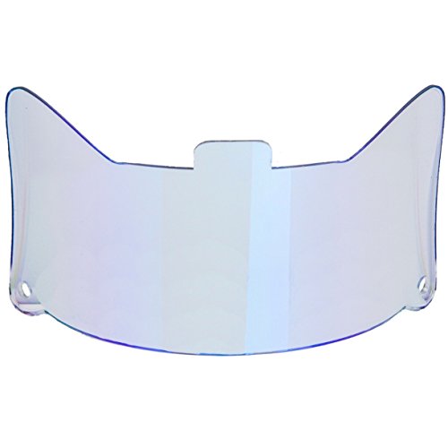 SHOC Visor CLEAR BLUE IRIDIUM Sporting Goods Team Sports Football