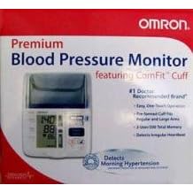 Omron Blood Pressure Monitor HEM-775 Premium Automatic with ComFit Cuff Patented IntelliSense� Technology - Detects Morning Hypertension