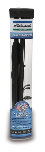 Shakespeare Medium Action Travel Mate Spinning Rod (6-Feet 6-Inch)