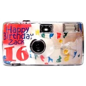 Personalized Birthday Cake Camera - 12 Pack by 