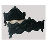 Black French Style 5ft Ornate Bed Frame