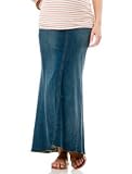 A Pea in the Pod: Blank Pull On Style Full Length 5 Pocket Maternity Skirt