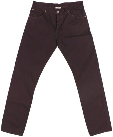 Raleigh Denim Men's Davidson Thin Fit Jeans (36, Black Plum)