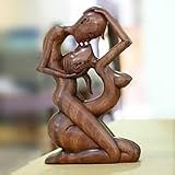 'Upside-down Kissing,' statuette