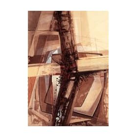 Affiche: 'Sich Trennende Formen - next level I' par Ewald Kuch - Taille de l'image 70 cm L x 100 cm H