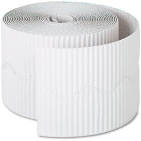 Bordette Decorative Border, 2 1/4" x 50' Roll, White