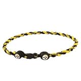 Pittsburgh Steelers Titanium Twisted 21 inch Necklace