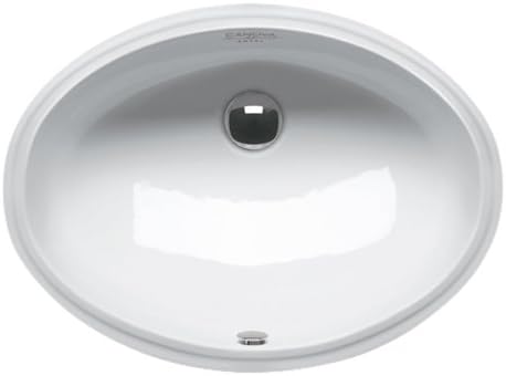 Catalano 1SONN00 Closeout Canova Royal 575 Pressure-Cast Fireclay Single Drop-in Washbasin, White