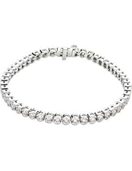 6 Ct Tw/7 1/4 Inch 14K White Gold Diamond Tennis Bracelet